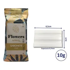 Kit 500 Mini Sabonete Floral 10g Pousada Hotel Motel Hostel Foto mini 3