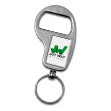 Kit 55 Chaveiros Abridor De Metal Personalizados Cor Prateado Foto mini 1