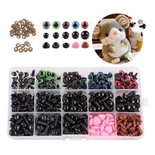 Kit 560 Pcs Olho Focinho PelĂșcia Amigurumi Artesanato Boneco Foto mini 4