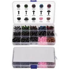 Kit 560 Pcs Olho Focinho PelĂșcia Amigurumi Artesanato Boneco Foto mini 3