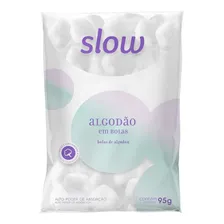Kit 5pc Algodão Bola Slow 95g Estética Manicure Bebê Lanossi Foto mini 4