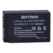 Kit 5x Bat Lpe17 Para Canon T6i T7i Sl3 Rp T8i 77d M5 M6 E Foto mini 2