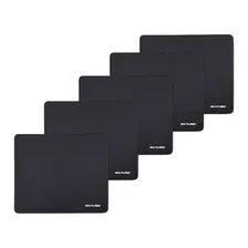 Kit 5x Mousepad Multilaser Emborrachado Preto Foto mini  3