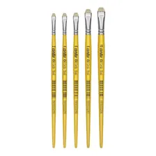Kit 5x Pincel Condor 454 Chato - 02 Ao 10 Foto mini 1