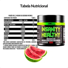 Kit 5x Pré Treino Sabor Melancia Insanity 250g Pro Healthy Foto mini  3
