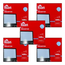 Kit 5x Refletor Kian 400w 6500k Branco Frio Bivolt Ip65 Foto mini 1