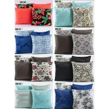 Kit 6 Almofadas Decorativas Cheias Sala Sofá Rápido Cor Floral Foto mini  2