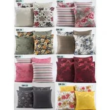 Kit 6 Almofadas Decorativas Cheias Sala Sofá Rápido Cor Floral Foto mini  3