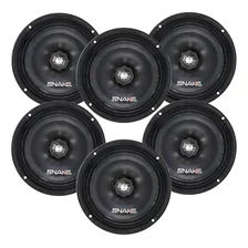 Kit 6 Alto Falante Medio Grave Snake Pro 6 Pol. Esv 220 Wrms Cor Branco Foto  mini 1