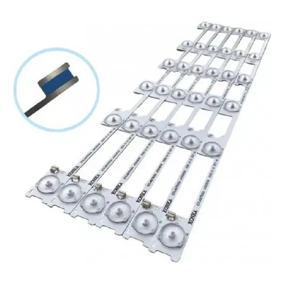 Kit 6 Barras De Led Toshiba 48l2400 48l5400 Dl4844 Ph48s610 Foto 1