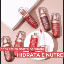 Kit 6 Batons Líquidos Hidra Pearl Vivai Efeito Matte Perolado 6 cores Atacado Foto mini 4