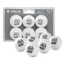 Kit 6 Bola Ping Pong 3 Estrelas Branca TĂȘnis De Mesa Vollo Foto mini 4