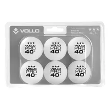 Kit 6 Bola Ping Pong 3 Estrelas Branca TĂȘnis De Mesa Vollo Foto mini 1