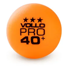 Kit 6 Bolas De TĂȘnis De Mesa Bolinhas De Ping Pong Laranja 3 Estrelas Vollo Abs 40mm Foto mini 2