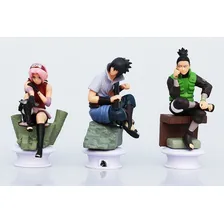 Kit 6 Bonecos Action Figure Naruto Sasuke Kakashi Gaara Foto mini 4