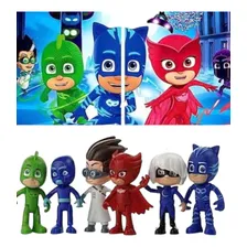 Kit 6 Bonecos Pjmasks Articulados Com Luz 15 Cm Foto mini  2