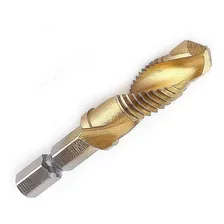 Kit 6 Brocas Rosca Macho Revestidas Titânio M3-m10 Foto mini 2
