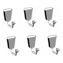 Kit 6 Cabides De Parede Premium Pr4300 Ducon Metais Foto mini 1