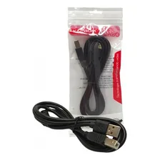 Kit 6 Cabos Usb Impressora Padrão Epson Hp Kodak 1,8 Metros Cor Preto Foto mini 3