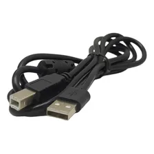 Kit 6 Cabos Usb Impressora Padrão Epson Hp Kodak 1,8 Metros Cor Preto Foto mini 4