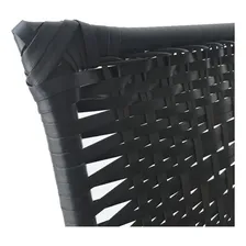 Kit 6 Cadeiras Romana de Junco Fibra Sintética Conforto Elegância P/ Jardim Varanda Quintal Área de Lazer Prédio Casa Cor Argila PS Móveis Foto mini 4