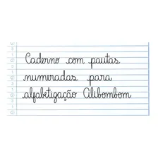 Kit 6 Caderno Alibombom Vermelho Capa Dura 60 Fls Brochurão Foto mini  2