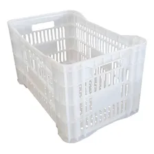 Kit 6 Caixas Agrícola Hortifruti P/ Câmara Fria Natural 50 L Cor Branco Foto  mini 1