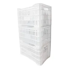 Kit 6 Caixas Agrícola Hortifruti P/ Câmara Fria Natural 50 L Cor Branco Foto mini  2