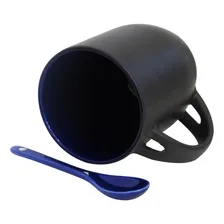 Kit 6 Canecas Para Sublimação De Cerâmica Com Colher 325ml Foto mini 3