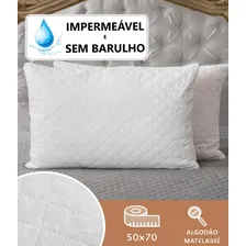 Kit 6 Capa De Travesseiro Protetora Impermeável Fronhas Fios Cor Branco Matelassê Foto mini 3
