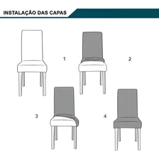 Kit 6 Capas De Cadeira Malha Estampadas Natal Decoração Foto mini 4