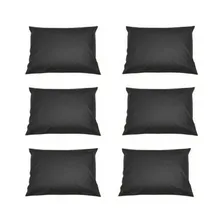 Kit 6 Capas De Travesseiro Impermeável Napa Hospitalar Cor Preto Foto  mini 1