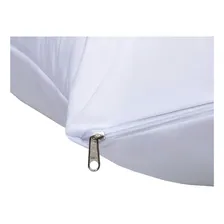 Kit 6 Capas Travesseiro Impermeável Branca 50cm X 70cm Zíper Foto mini 3