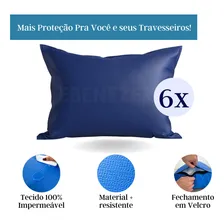 Kit 6 Capas Travesseiro Impermeável Protetor Fronha Antiácaro Foto mini 4