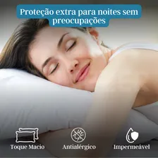 Kit 6 Capas Travesseiro Impermeável Protetor Fronha Antiácaro Foto mini 2