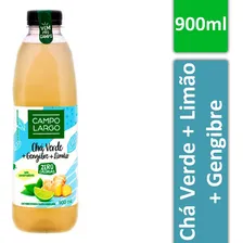 Kit 6 Chá Verde Gengibre Zero Calorias Campo Largo 900ml Foto mini 2