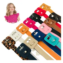 Kit 6 Cintos Infantil Menina Feminino Criança Couro Ajustável Foto mini 1