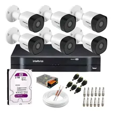 Kit 6 Câmeras Bullet 30mts Hd Vhd 3130 B Dvr Intelbras 2tb Foto mini 2