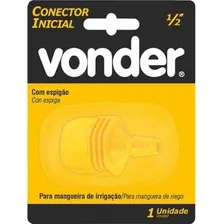 Kit 6 Conector Inicial P Mangueira Irrigação Vonder Santeno Cor Amarelo Foto mini  2