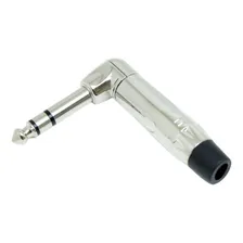 Kit 6 Conector Plug P10 Trs Estereo 90 Graus Cachimbo Em L Foto mini  2