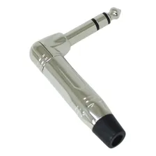 Kit 6 Conector Plug P10 Trs Estereo 90 Graus Cachimbo Em L Foto mini 4