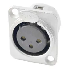 Kit 6 Conector Xlr Fêmea 3p De Painel Santo Angelo Sa2xxlrfp Foto mini 2