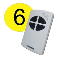 Kit 6 Controle Remoto Agl Para Alarme Portão Eletrônico 433 Foto mini 1