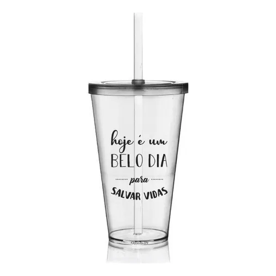 Kit 6 Copos Com Tampa E Canudo Personalizados Enfermagem Foto 1