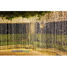 Kit 6 Cordão Led 10m (60m) Montar Cortina 3m X 2m Casamento Cor Das Luzes Branco Quente Foto mini 4