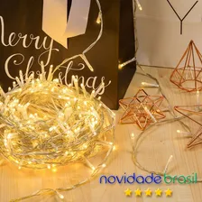 Kit 6 Cordão Led 10m (60m) Montar Cortina 3m X 2m Casamento Cor Das Luzes Branco Quente Foto mini  2