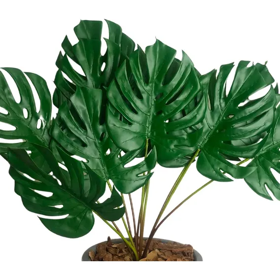 Kit 6 Costela De Adão Grande Planta Artificial Realista Foto 1
