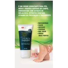 Kit 6 Creme Tea Tree Rachaduras Frieiras Unhas Áreas Ásperas Foto mini  2