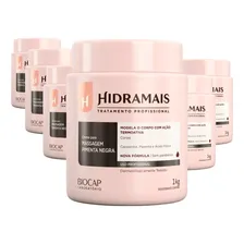 Kit 6 Cremes Para Massagem Pimenta Negra 1kg Hidramais Foto  mini 1