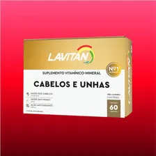 Kit 6 Cx Lavitan Mais Hair Cabelos E Unhas 60 Cap (360 Caps) Sabor Sem Sabor Foto mini 3